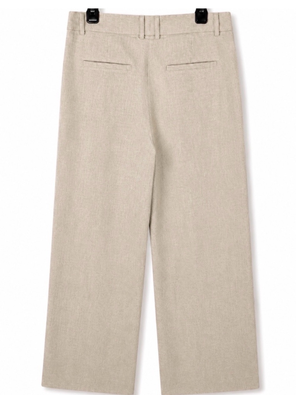 Banana Republic Wide-Leg Linen Blend Pants in Light Taupe - Picture 3 of 13